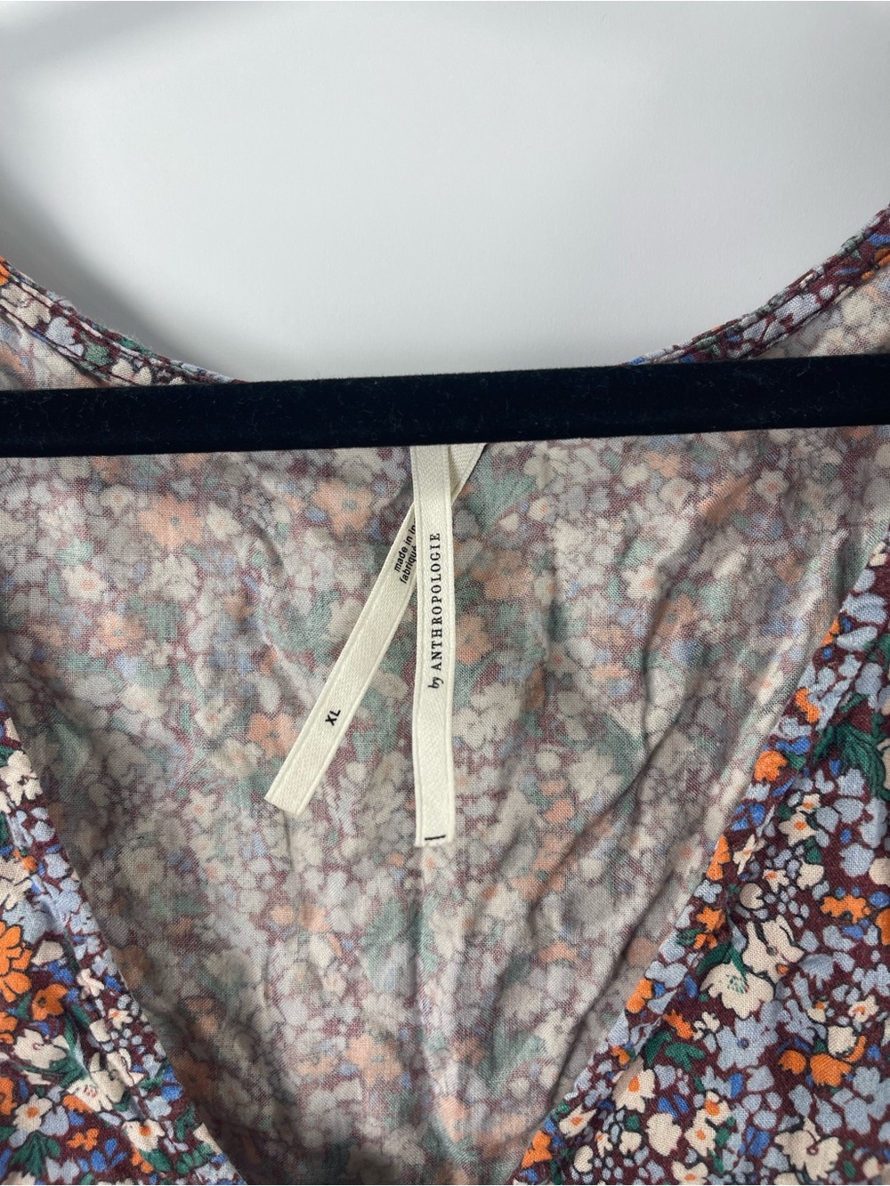 Anthropologie Women’s Multicolor Floral Crop Vest XL Top - Picture 2 of 8